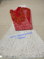 Chikankari Kurti Sharara