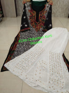 Chikankari Kurti Sharara