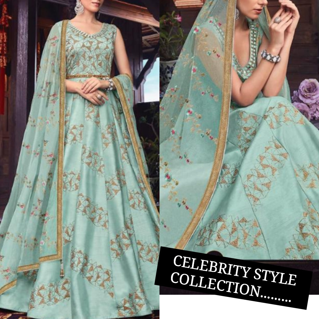 Gown with Dupatta