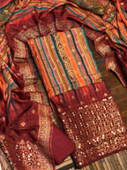 Dola Silk Benarsi with embroidery
