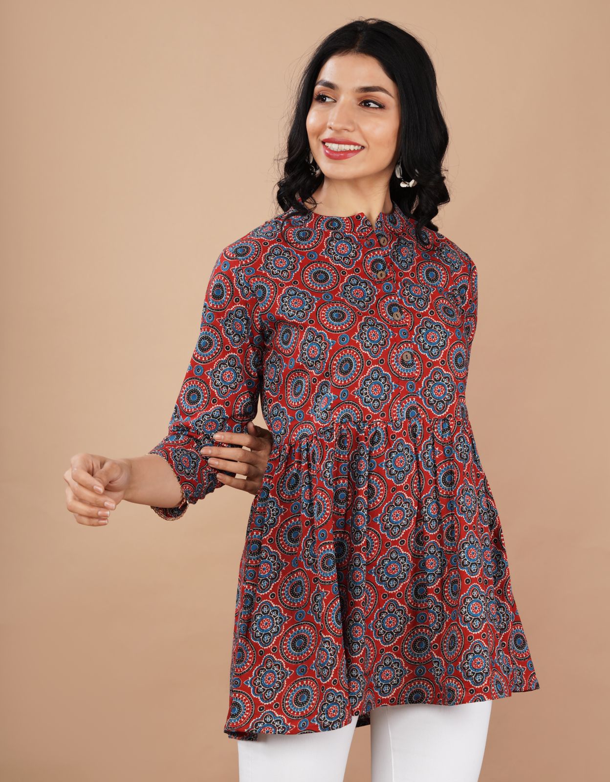 Cotton Peplum Tops