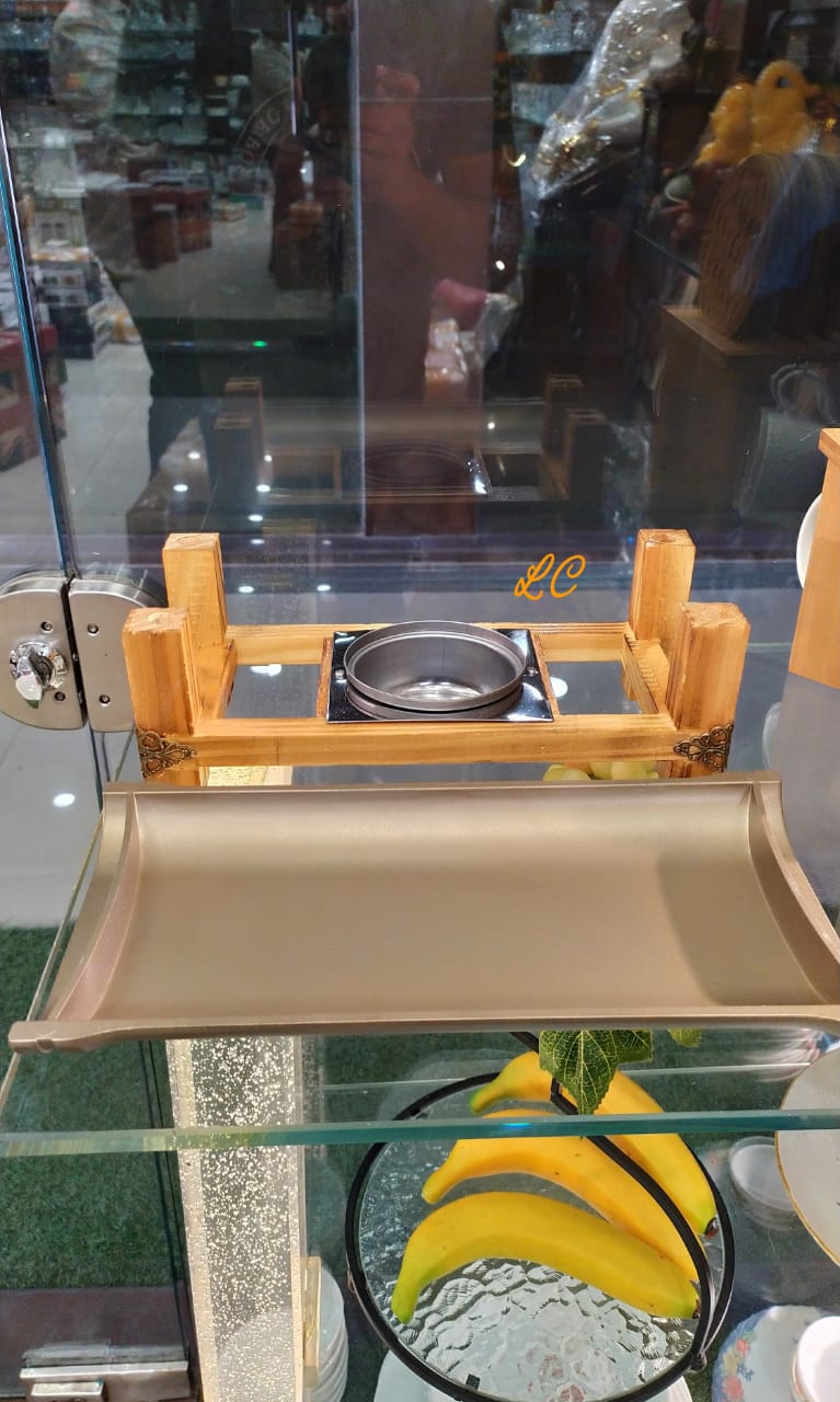 SIZZLER TRAY WITH STAND & WARMER