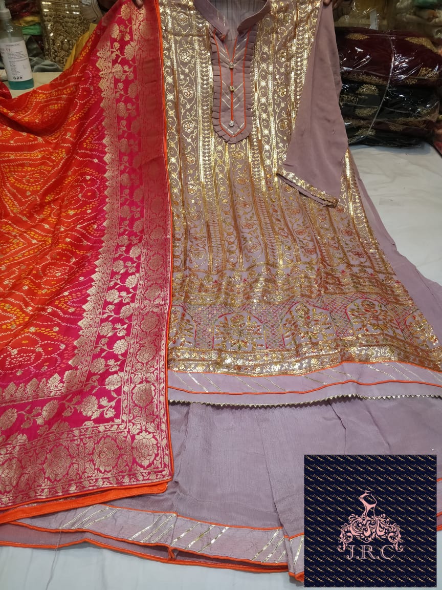 Chinnon Silk Suit with sequins