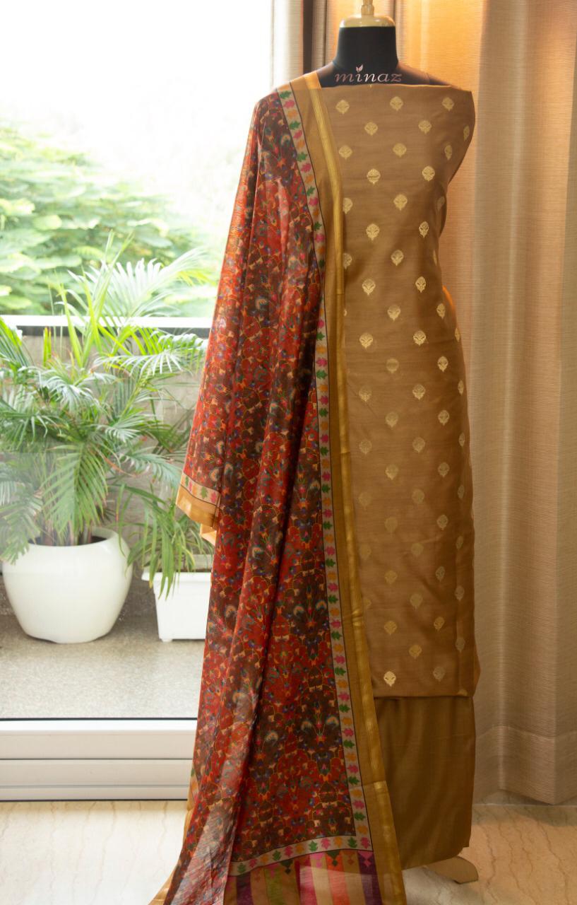 Benarsi Muga Silk Suits