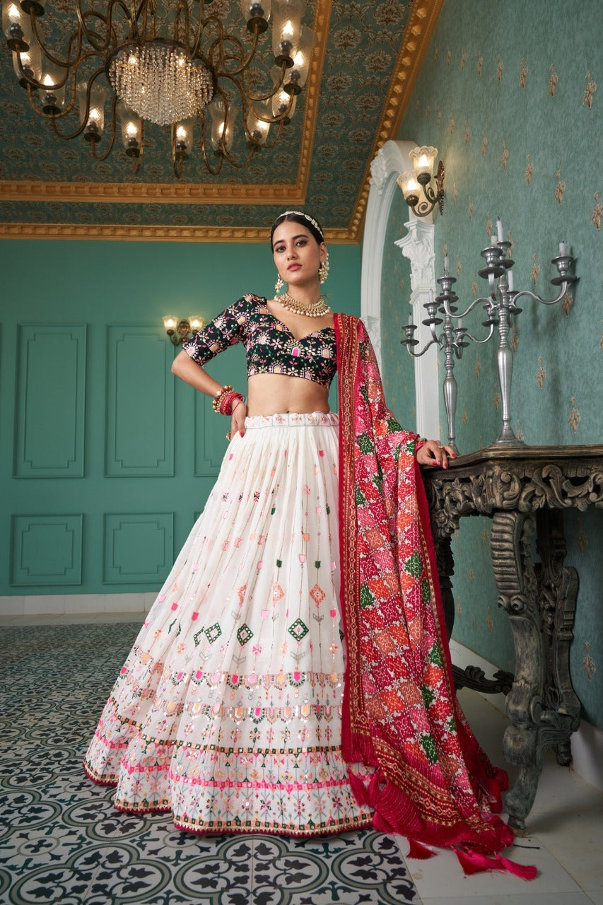 Beautiful Sequins Lehenga Choli Collection