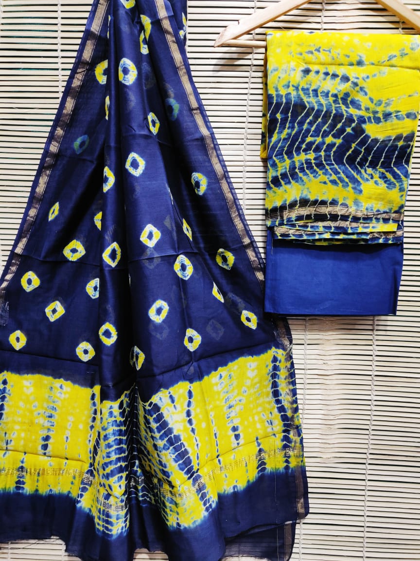Dabu Hand Block Printed Suits