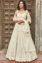 Organza Silk Lehengas
