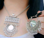 Oxidized Silver Jewelry Set 1