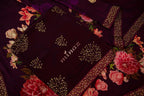 Pretty Crepe Suit (Plum Color)