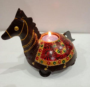 Horse Tealight Candle Stand