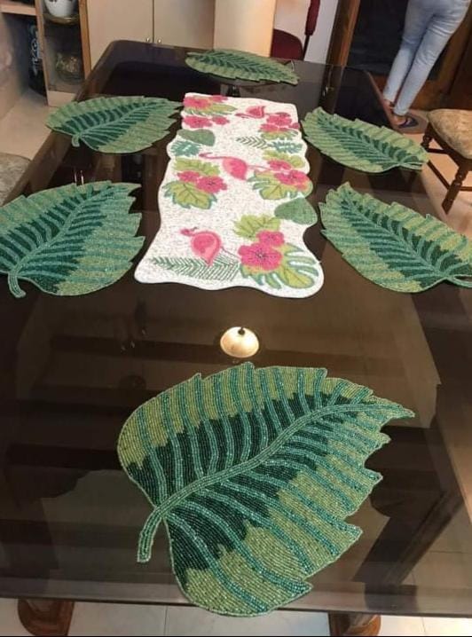 Beautiful Beaded Dining Mats