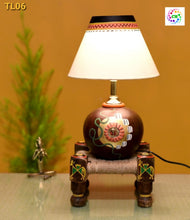 Load image into Gallery viewer, Earthern Brown Table Lamp