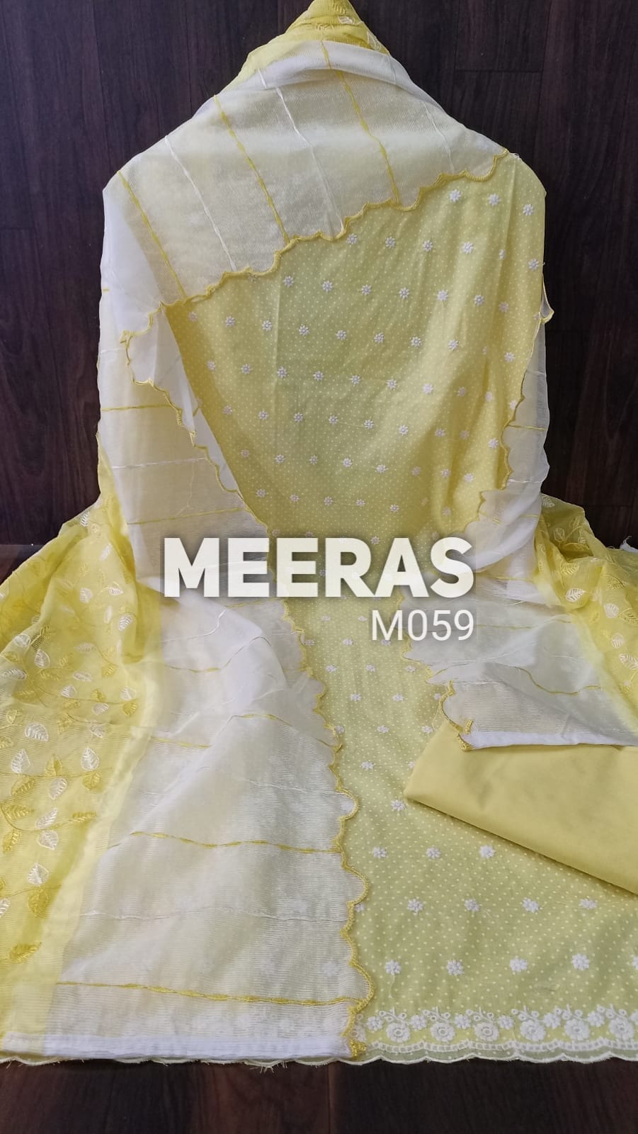 Cotton Chikankari Embroidery Suit