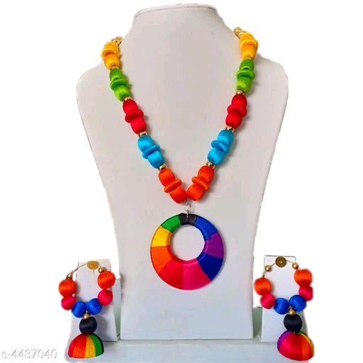 Diva Stylish Silk Thread Jewelry Sets M24