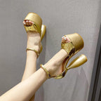 Tube Block Heels