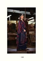 Velvet Embroidery Top n Stole with Pashmina Bottom