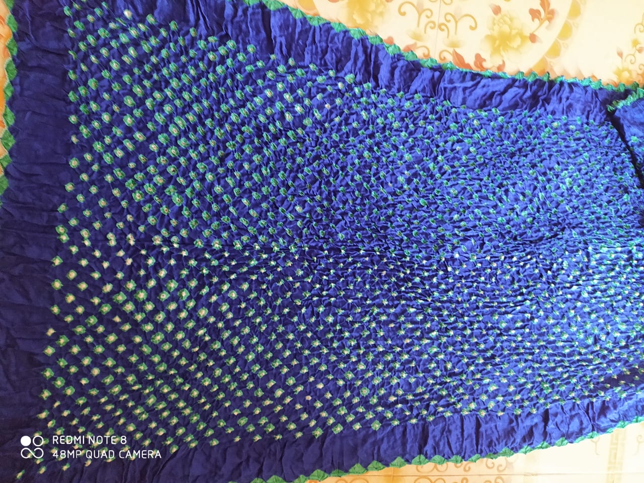 Gaji Silk Bandhani Stoles