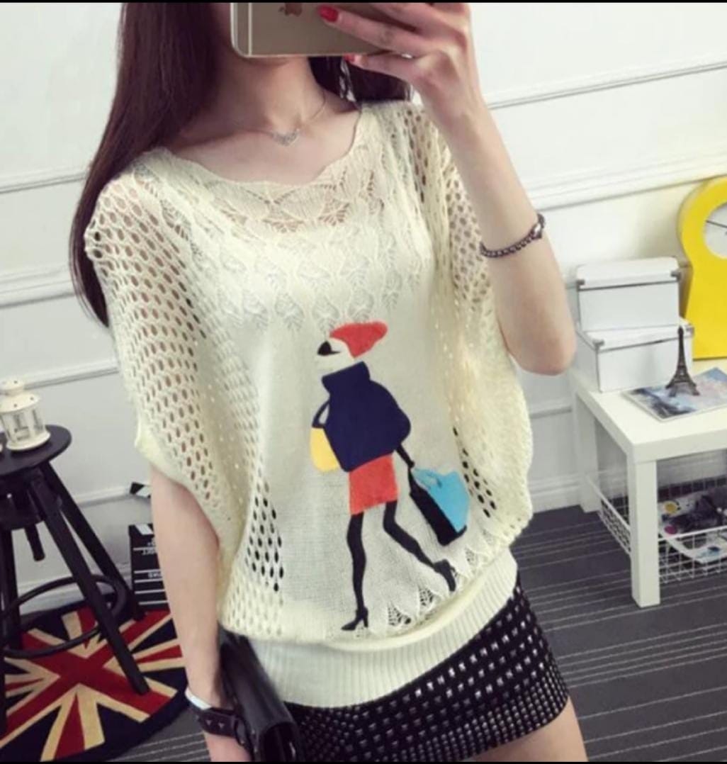 Beautiful Pearl work Poncho