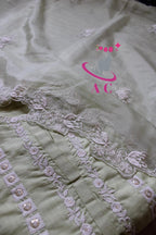 Cotton Silk Stitched Shirt(Embroidered) with Palazzo