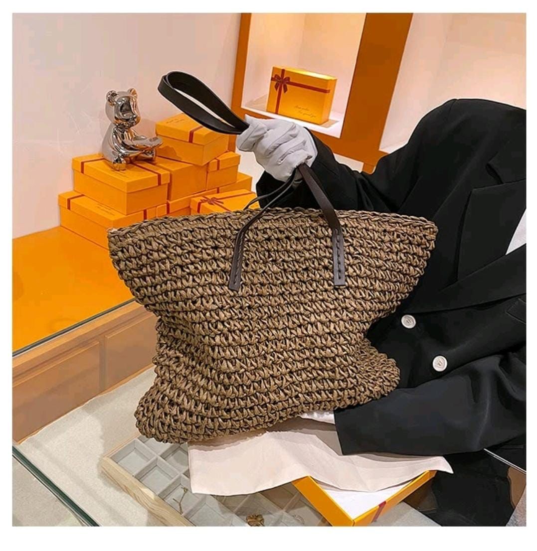 Jute Woven Tote Bag
