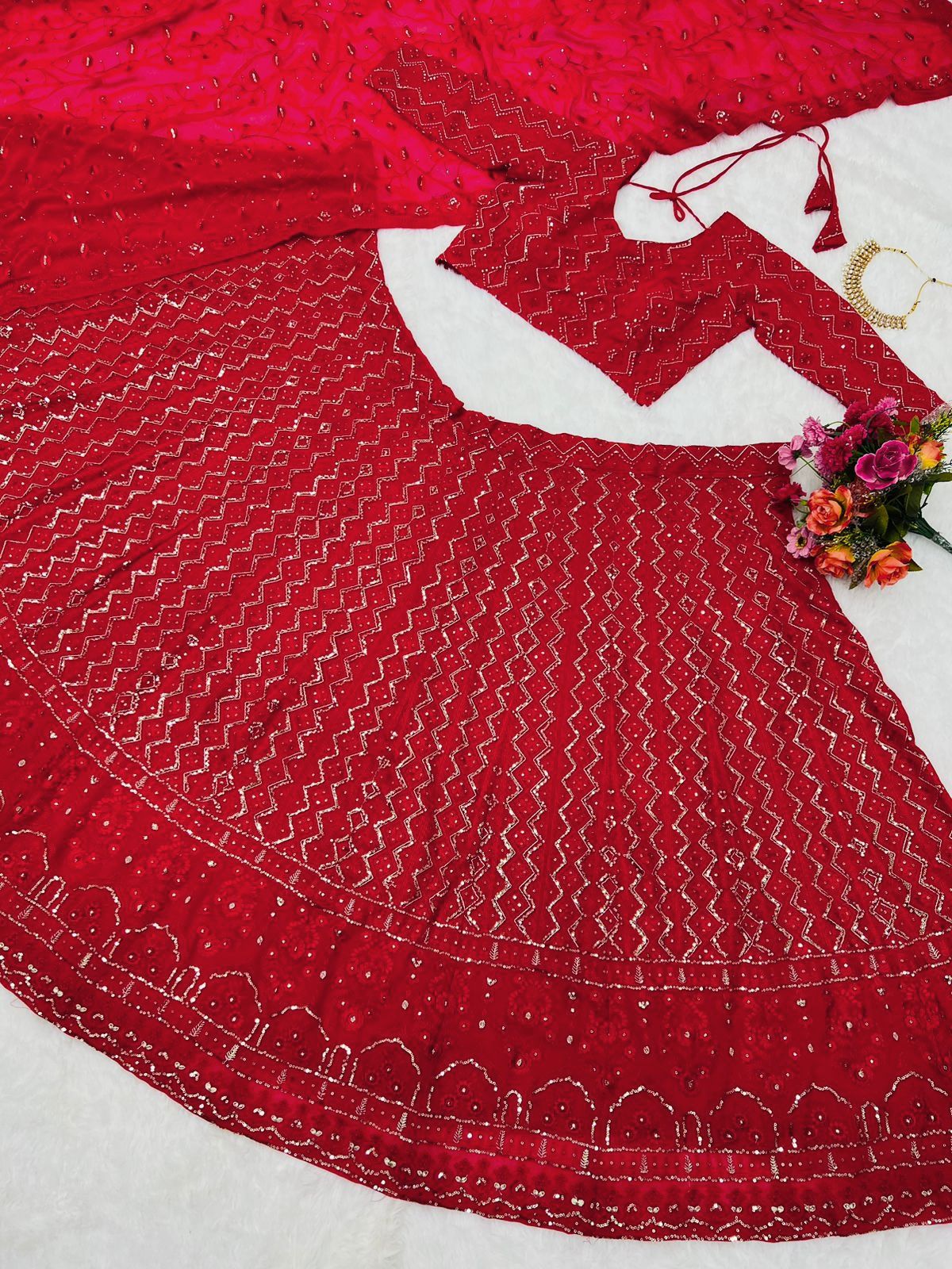 Lucknowi Bridal Lehenga Choli