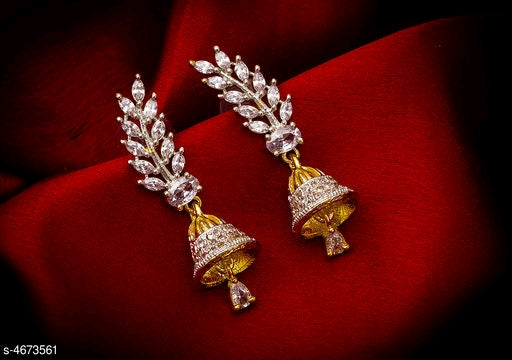 Trendy Gold Plated Women's Earrings M10