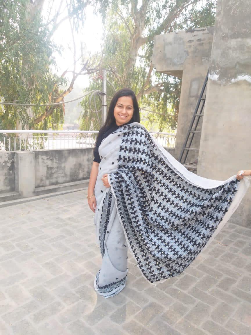 Kota Doriya Embroidered Saree