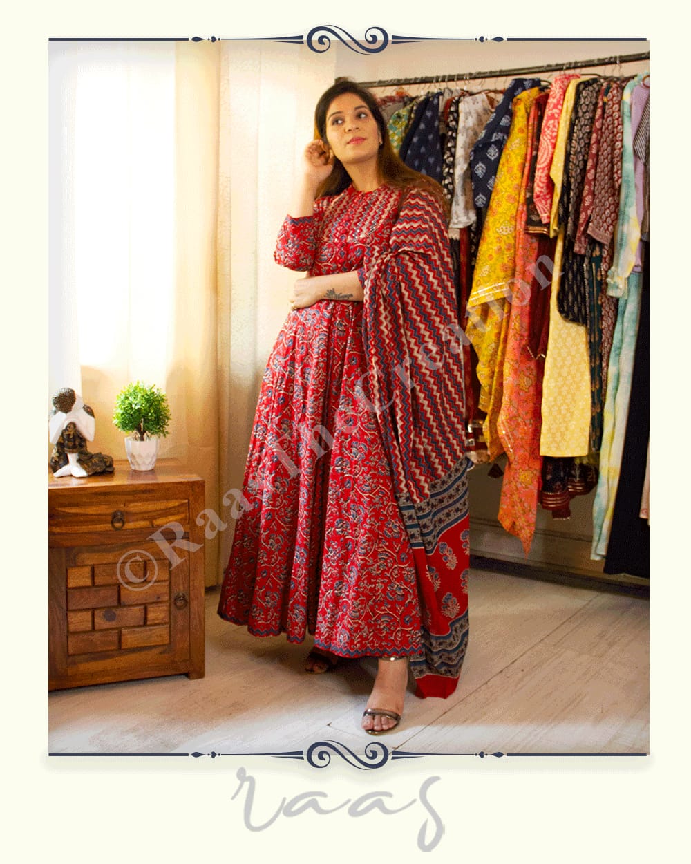 Cotton Double Layered Gown