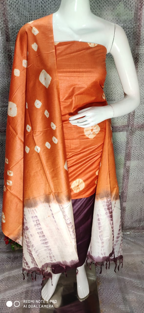 Shibori Design Silk Suits