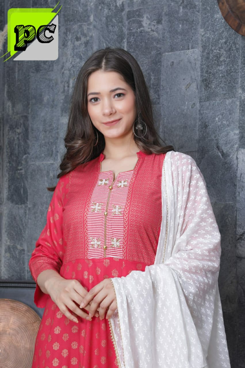 Flair Kurti with Dupatta
