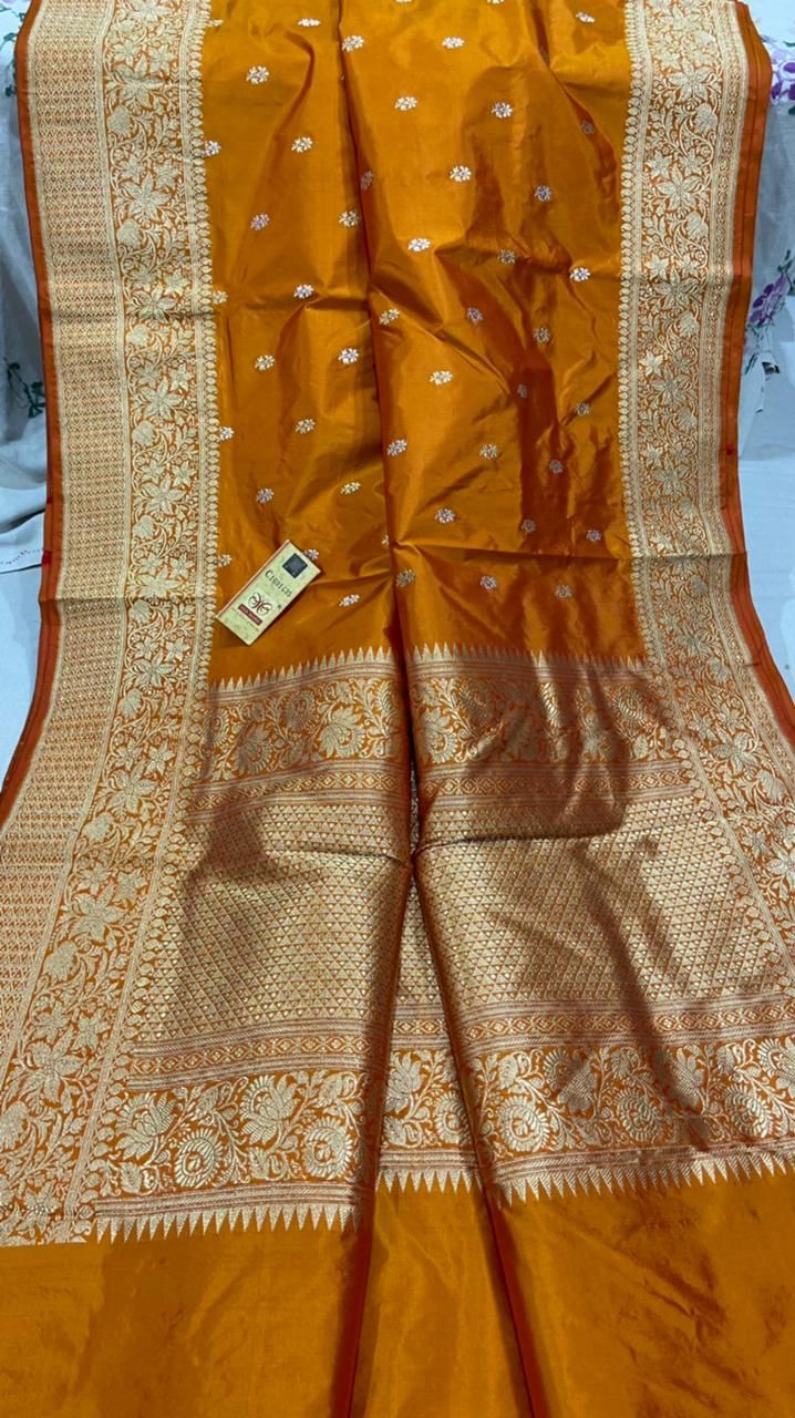 Handloom Benarsi Katan Silk Saree