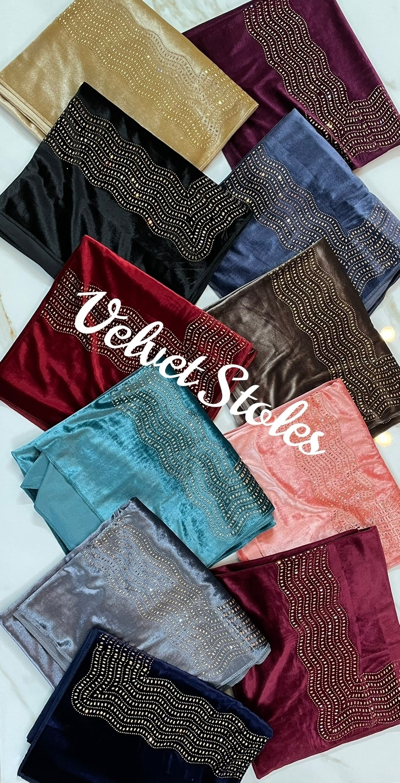 Velvet Stoles