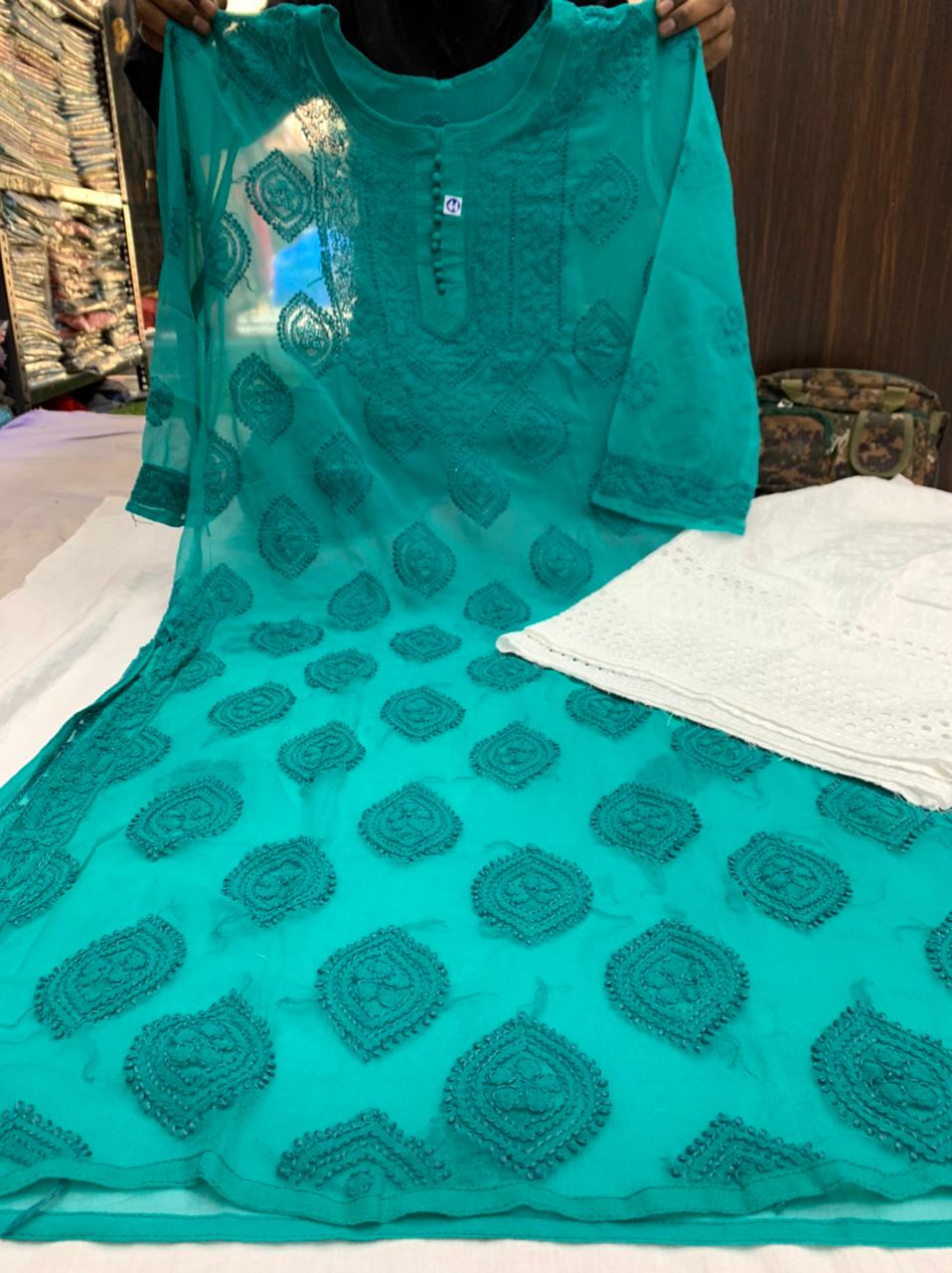 Buta Jaal Chikankari Set