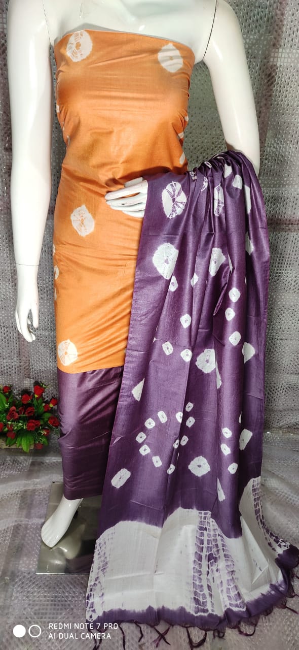 Shibori Design Silk Suits