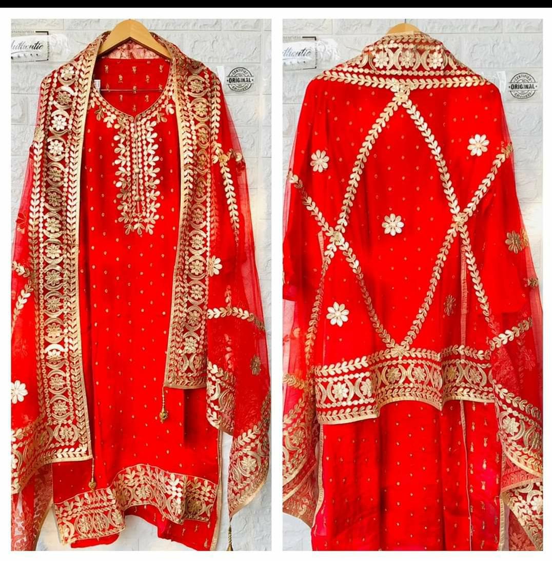 Chinnon Semi-stitched Suit