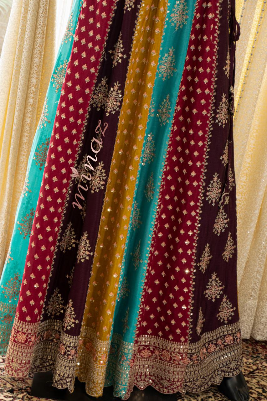 Chinnon Shirt Skirt Dupatta