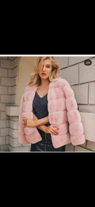 Fur Coats without collar