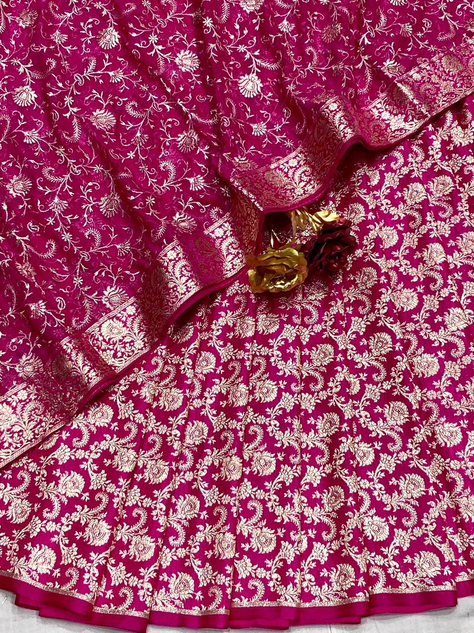 Benarsi Khinkhwab with Georgette Dupatta