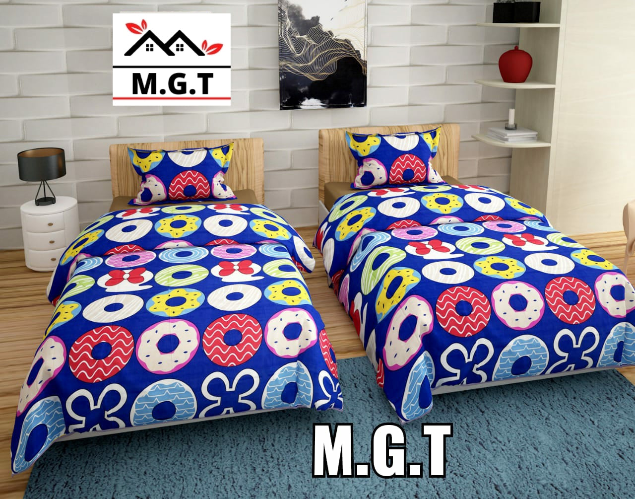 Single Bedsheets (2+2) (Toons collection)