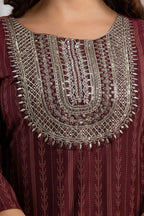 Cotton Woven Kurta with Pant