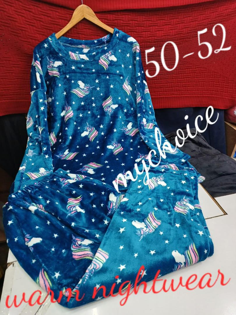 Plus Sized Warm Night Wear