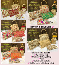 Load image into Gallery viewer, Ethnic Bags set of 5