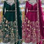 Bridal Viscose Velvet Lehenga Choli