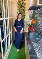 Pleated Long Dress