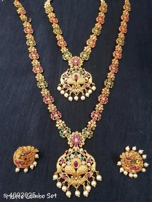 Diva Stylish Gold Plated Jewelry Sets M15