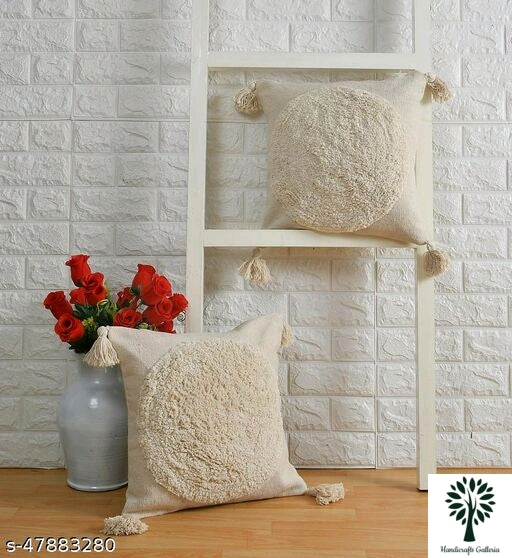 Tufted Cotton Cushion Covers