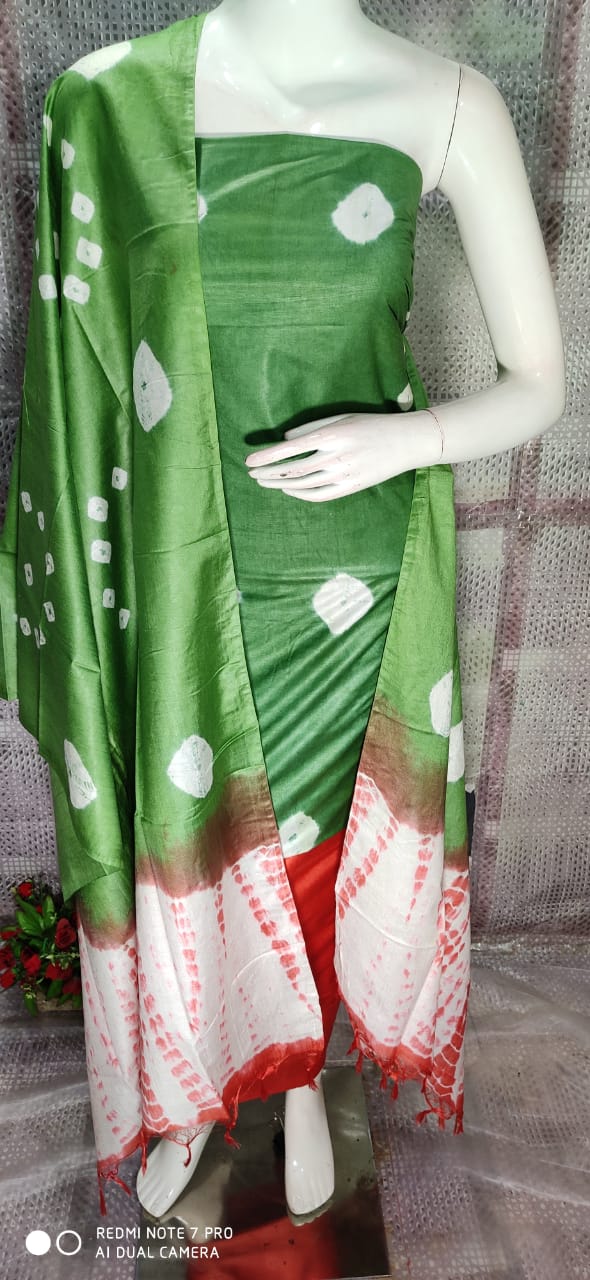 Shibori Design Silk Suits