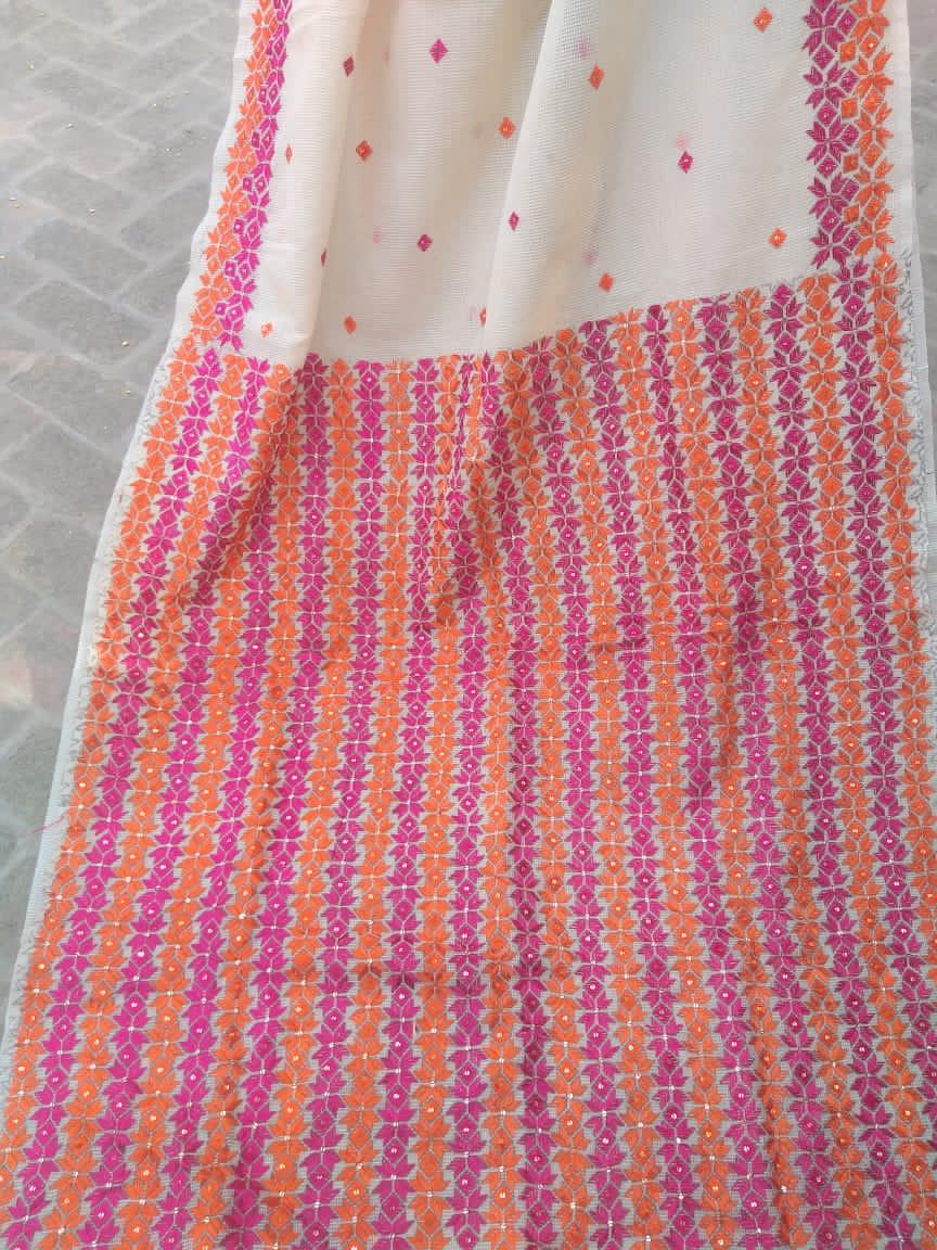 Kota Doriya Embroidered Saree