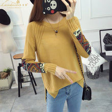 Load image into Gallery viewer, Patch Sleeves Sweater tops