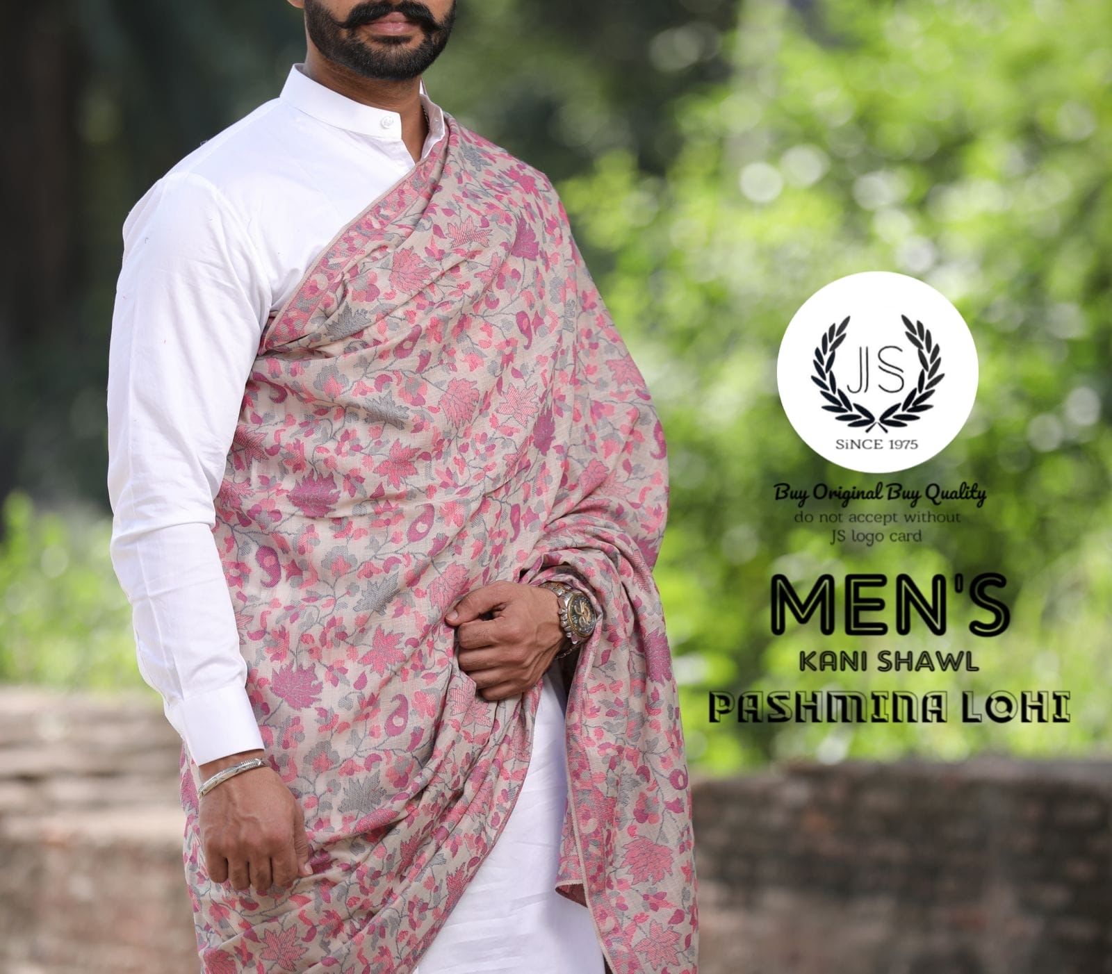 Luxury Men's Pashmina(64 Count) Kani Stoles